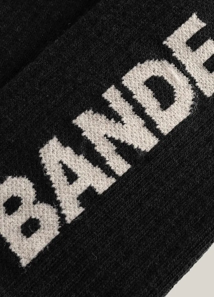 Cuera Bandeja Padel Socks (2-Pack, Black/Sand)