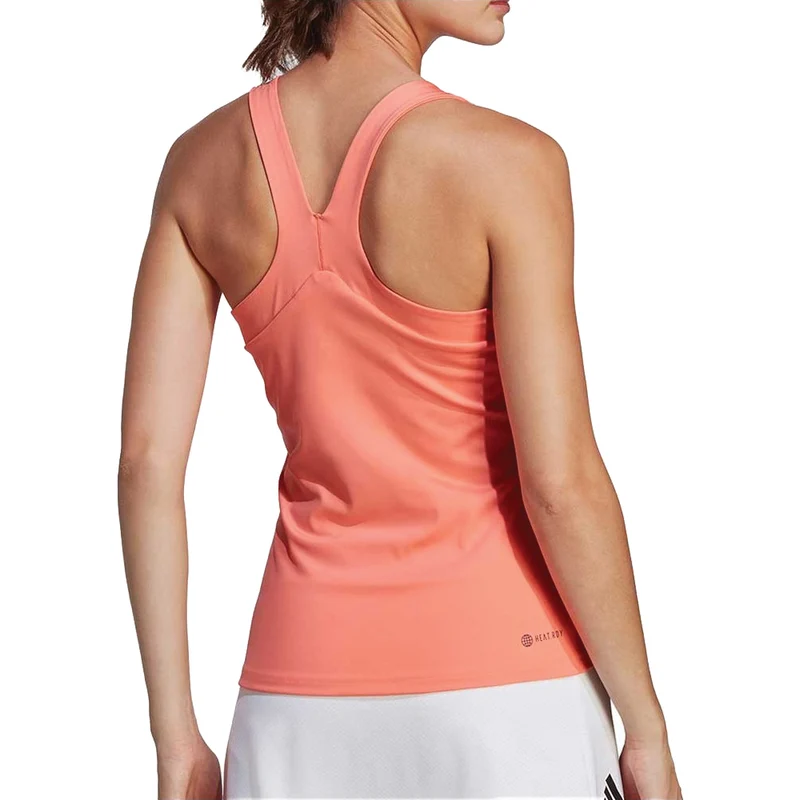 adidas Gameset Tennis Y-Tank (Ladies) - Coral