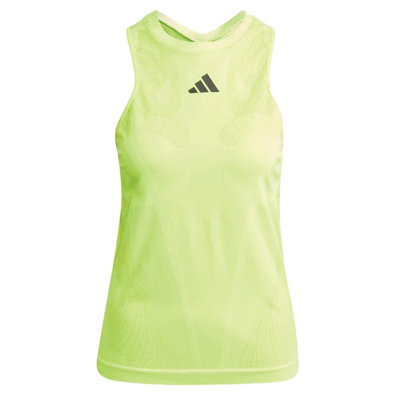 adidas Aeroready Pro Seamless Tennis Tank Top (Ladies) - Lucid Lemon