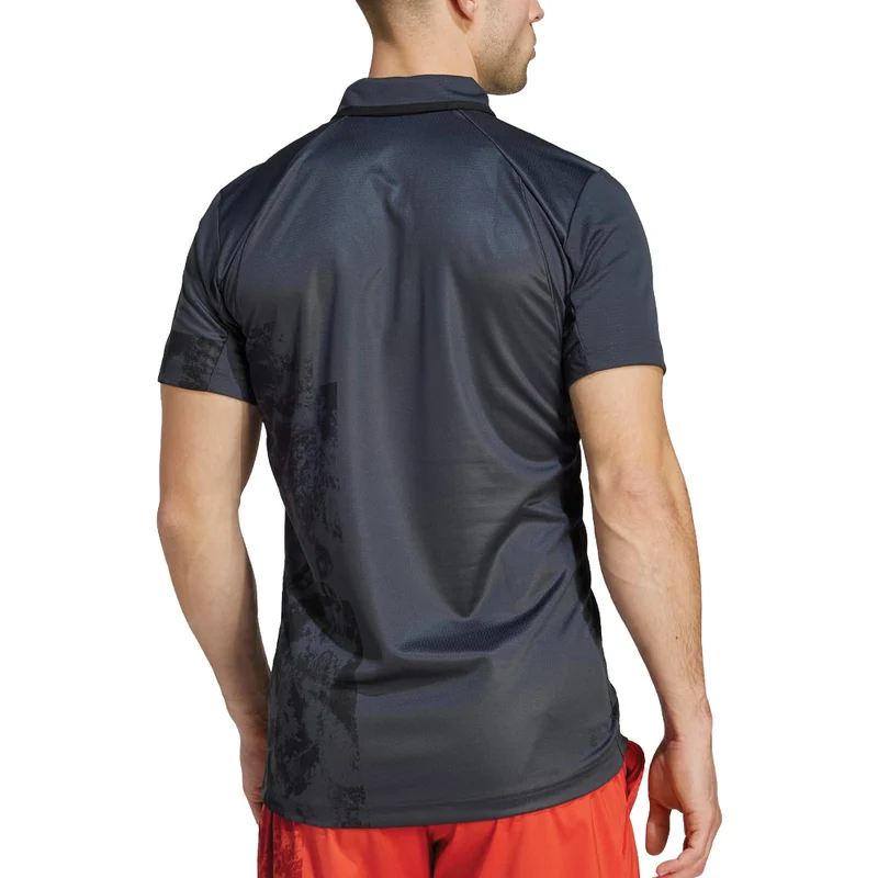 Adidas Paris HEAT.RDY Freelift Tennis Polo Shirt (Mens) - Carbon