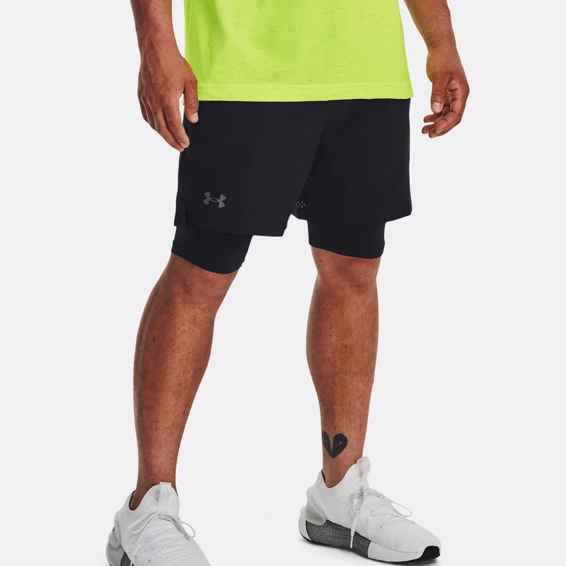 Vanish Woven 2in1 Shorts Herren-Schwarz