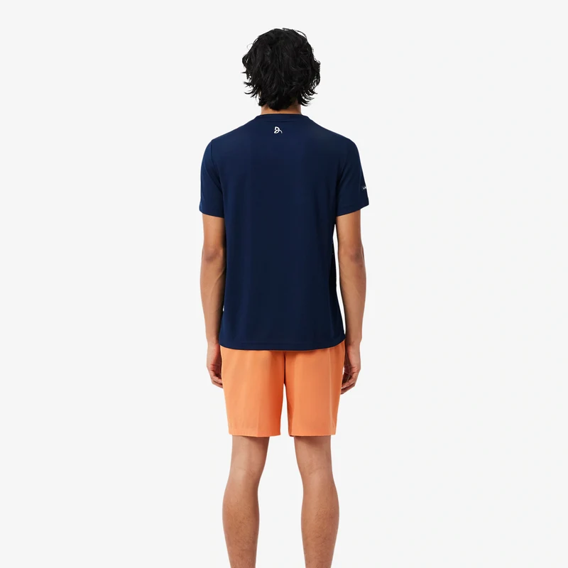 Djokovic Shorts Herren - orange, weiß