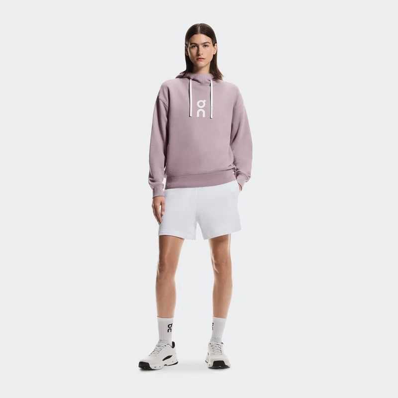 Club Hoody Damen - mauve, weiß