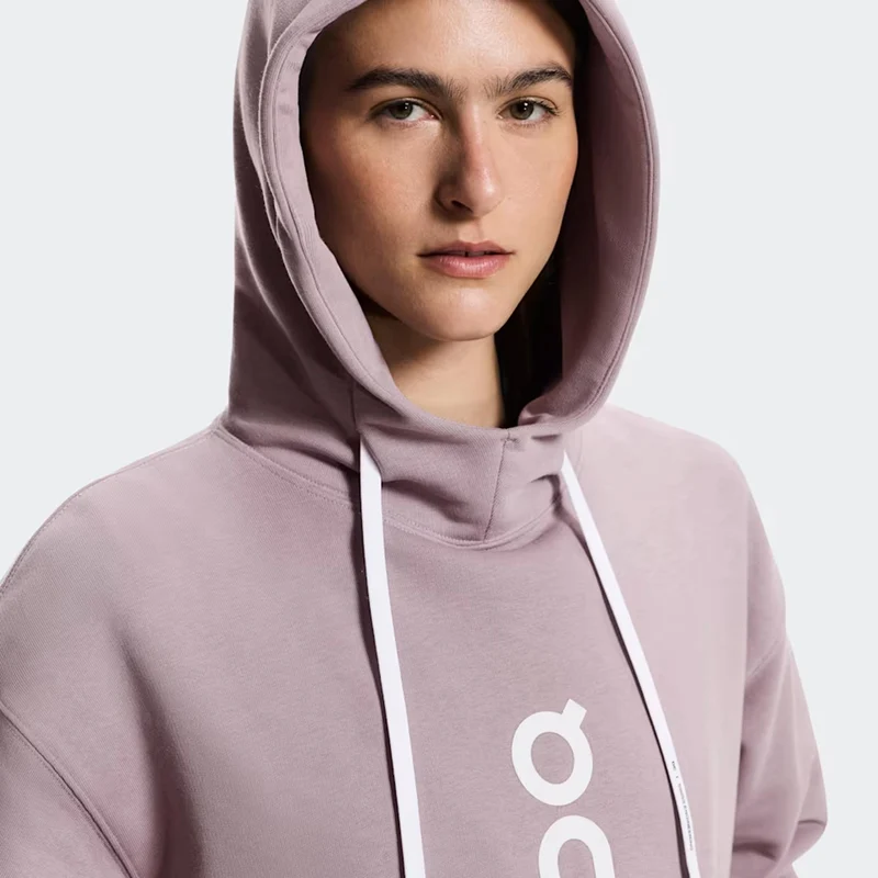 Club Hoody Damen - mauve, weiß