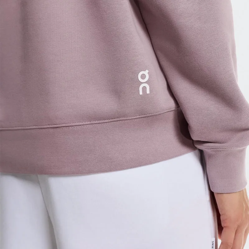 Club Hoody Damen - mauve, weiß