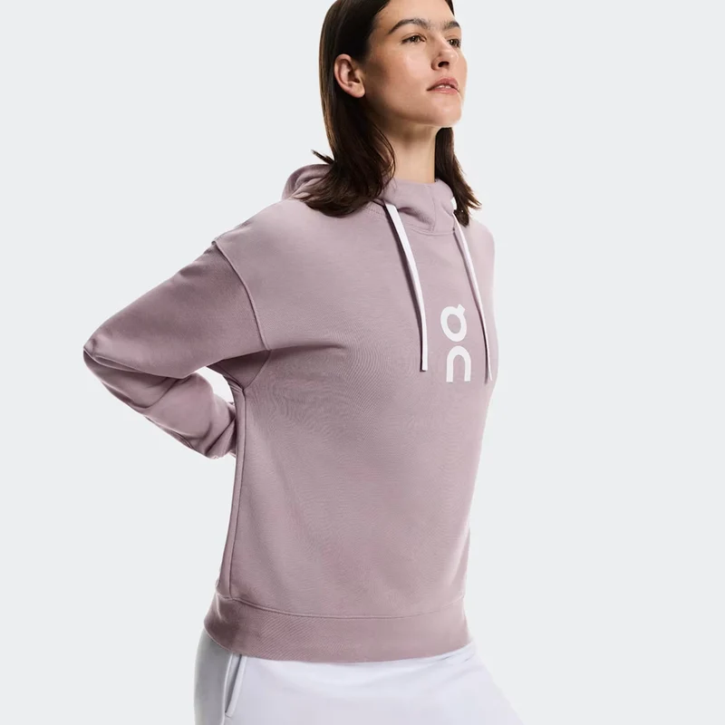 Club Hoody Damen - mauve, weiß