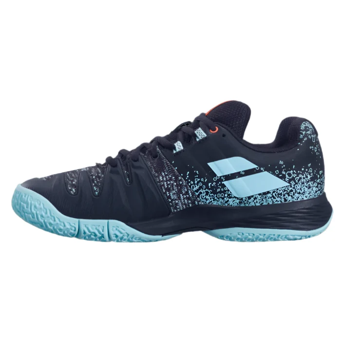Babolat Sensa Women Padel Shoes (Black/Turquoise)
