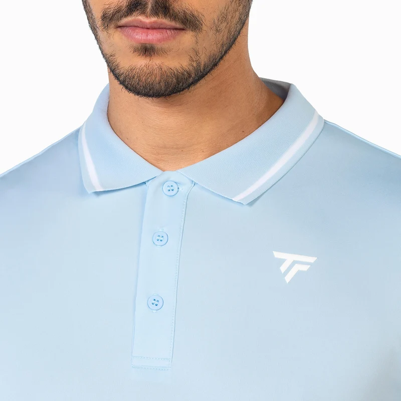 Team Tech Polo Herren - hellblau