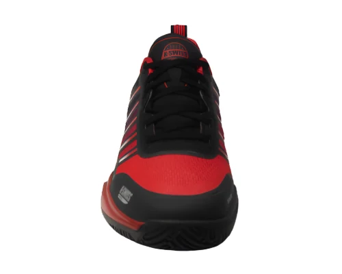 K-Swiss Ultra Court Padel Shoes (Black/Anthracite/Sanyo Red)