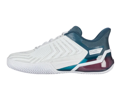 K-Swiss Ultrashot 4 Clay (White/Stargazer/Neon Blaze)