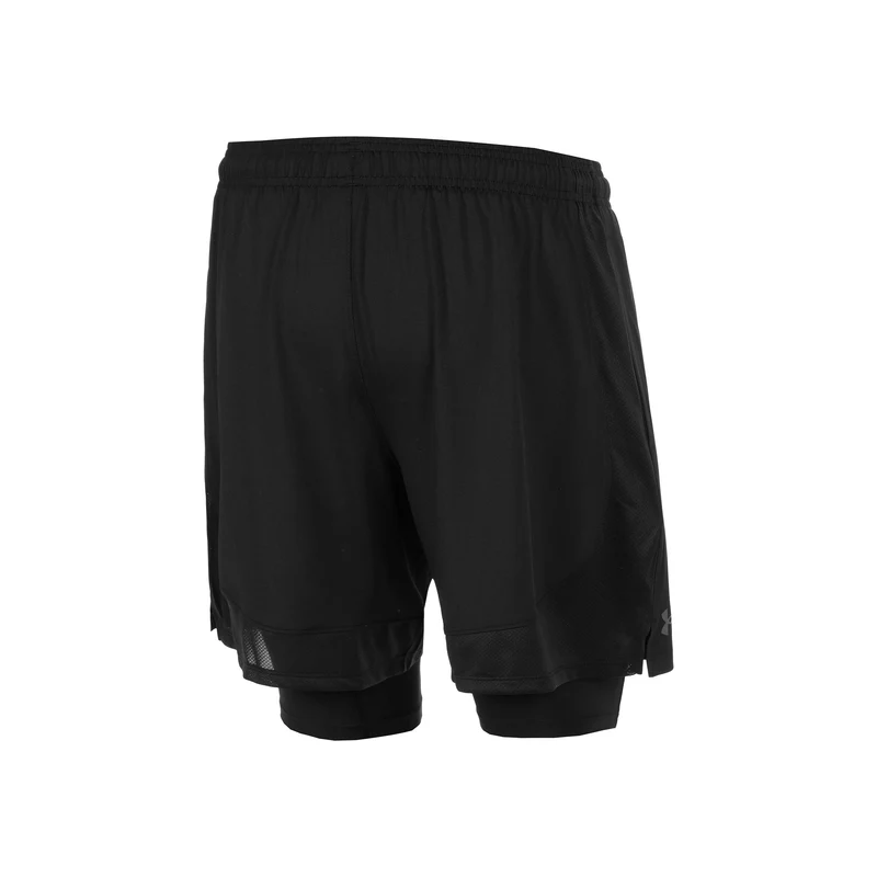 Tech Vent 2in1 Shorts Herren-Schwarz
