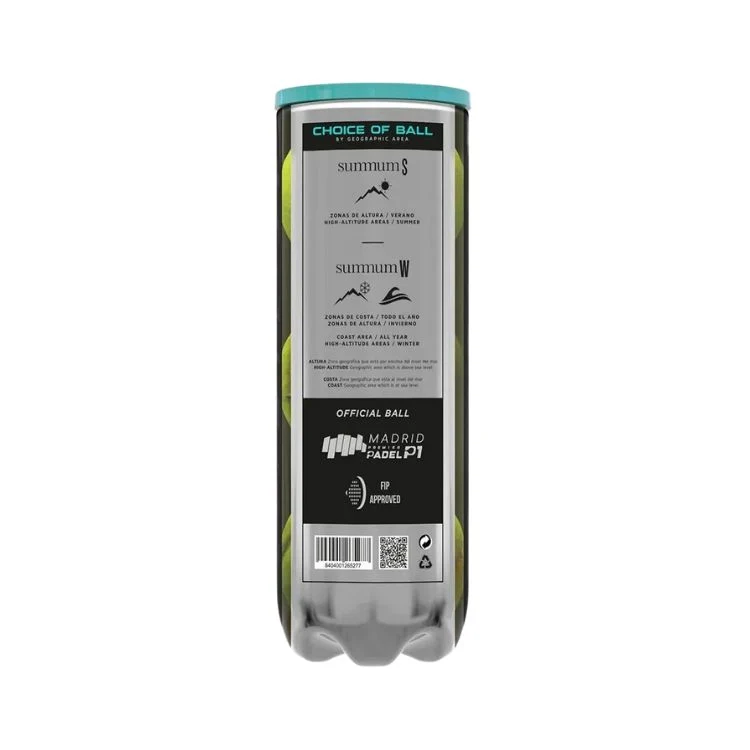 Varlion Padelballen Summum Pro W 3 Ballen
