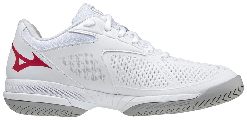 Mizuno Exceed Tour 4 AC Women Padel Shoes (White/Red)