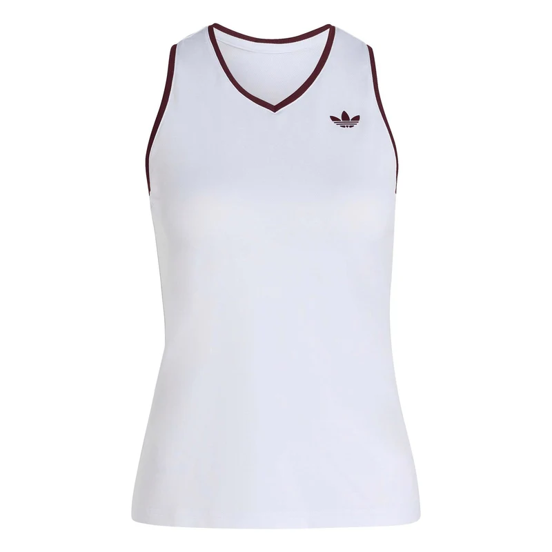 Classics Tank-Top Damen - weiß, weinrot