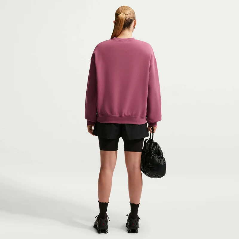 Studio Fleece Sweatshirt Damen - mauve