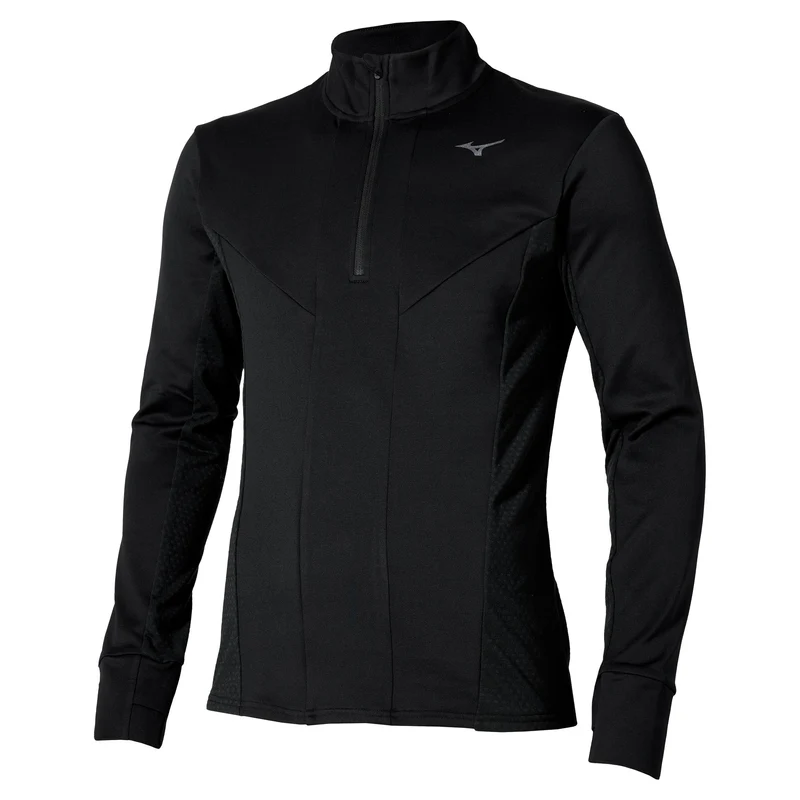 Active Warmalite Half Zip Laufshirt Herren-Schwarz