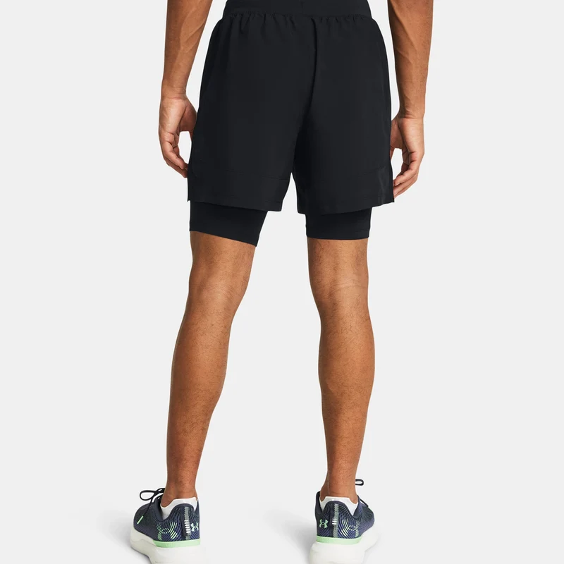 Launch 5 Inch 2-in-1 Laufshorts Herren-Schwarz