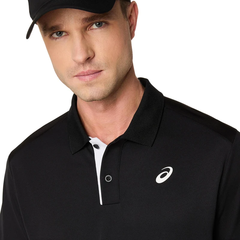 Court Polo Herren-schwarz