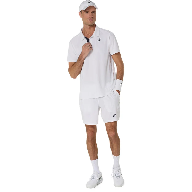 Court Polo Herren-weiß
