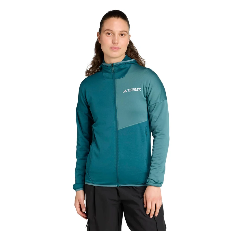 Terrex XPR Light Fleece Laufjacke Damen-Petrol