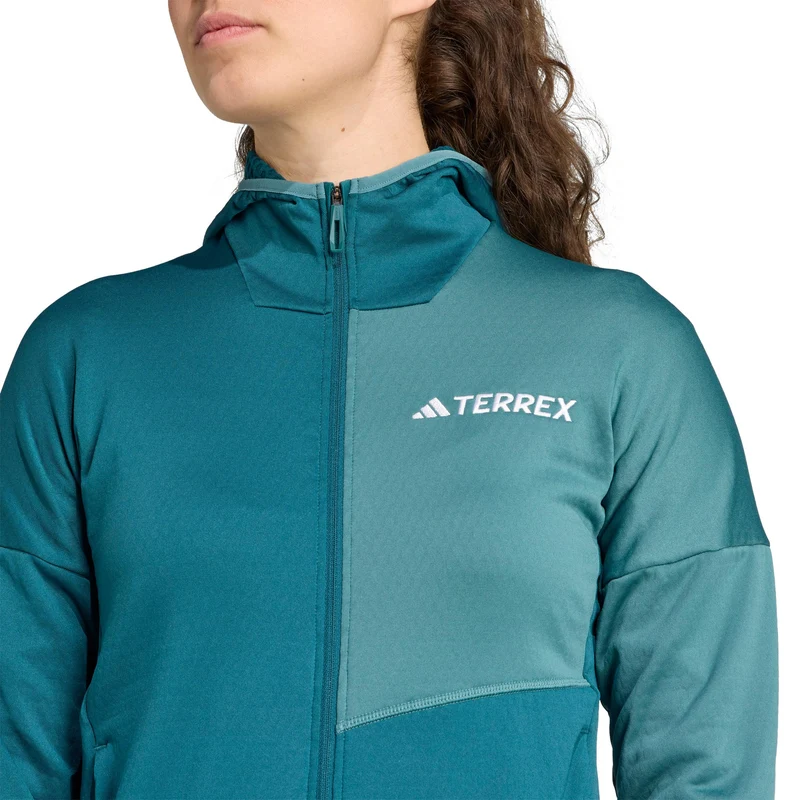 Terrex XPR Light Fleece Laufjacke Damen-Petrol
