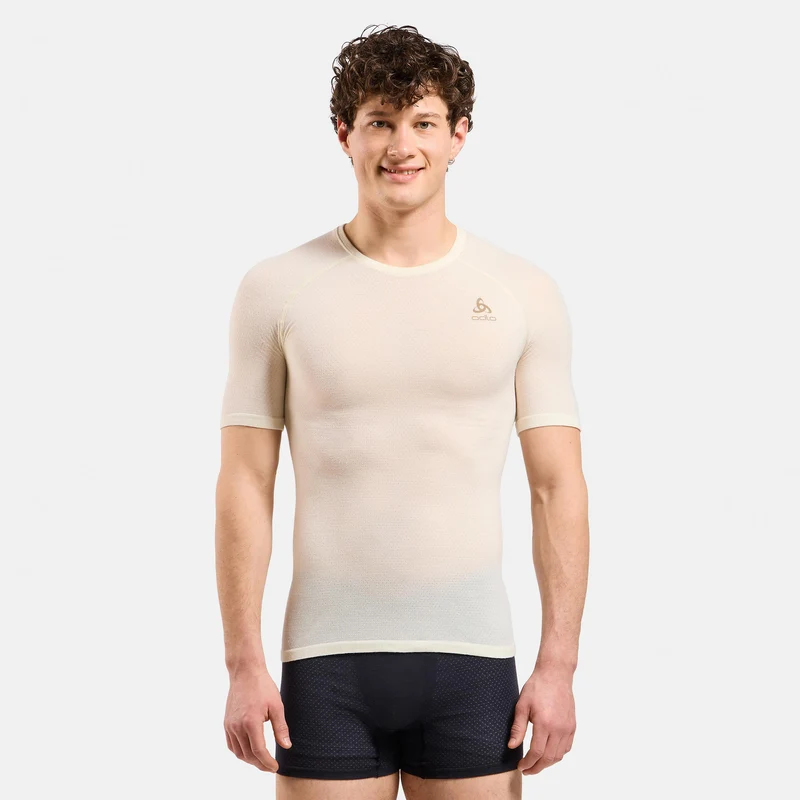 Merino PW 140 Seamless Unterhemd Herren-beige