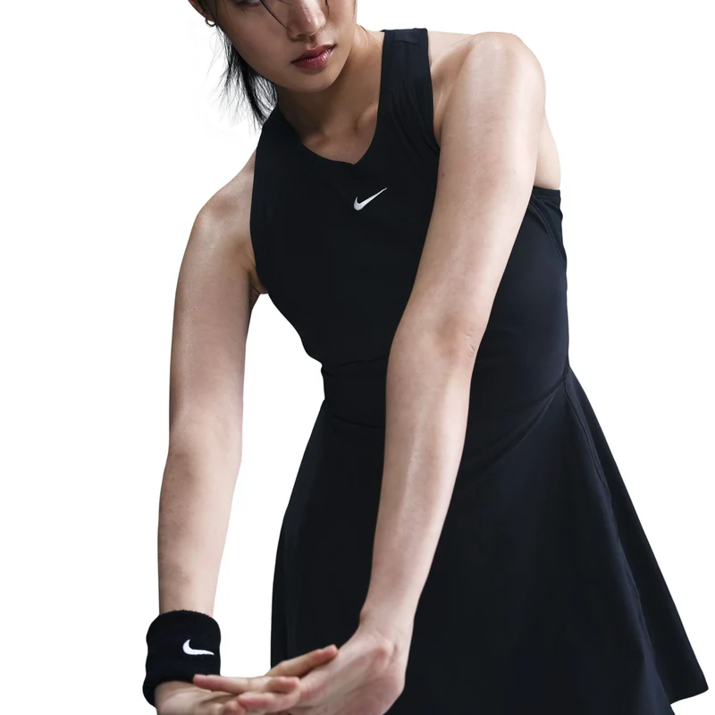 Dri-Fit Victory Kleid Damen-Schwarz,Weiß