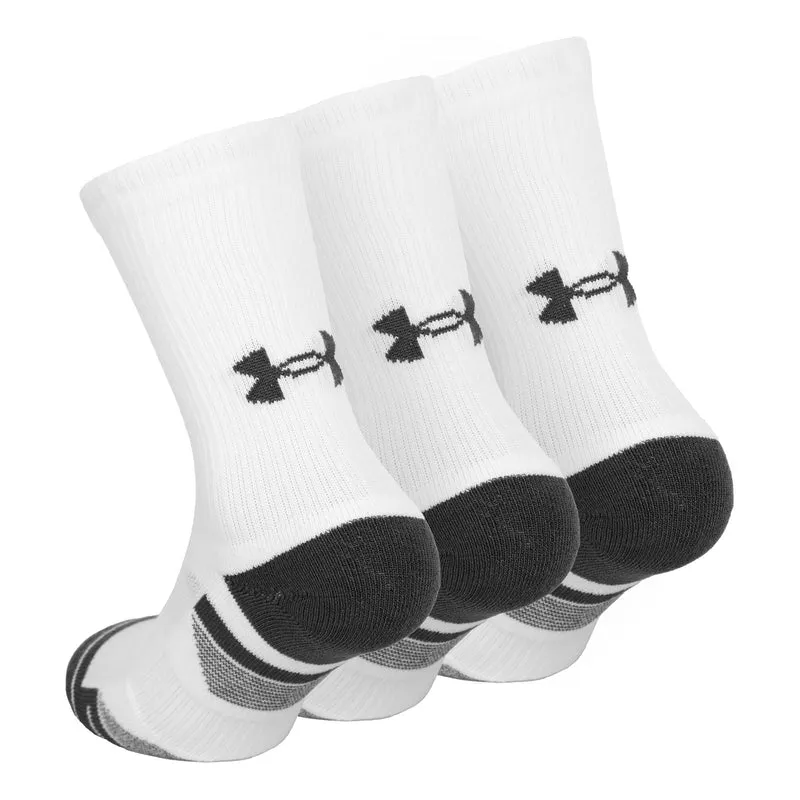 Performance Tech Crew Sportsocken 3er Pack-Weiß