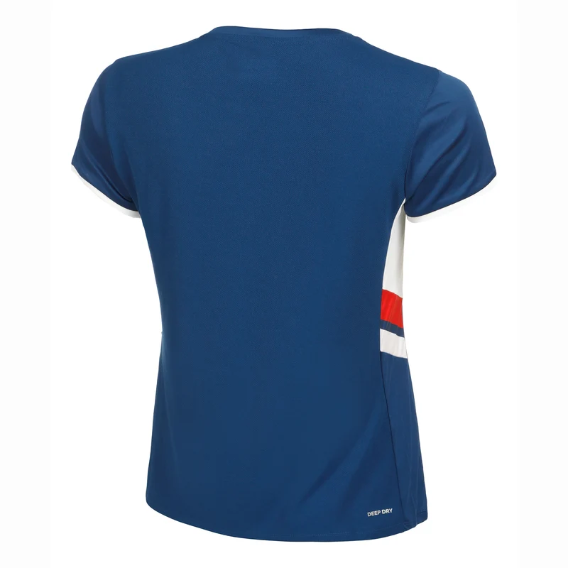 Squadra III T-Shirt Damen-Blau,Weiß