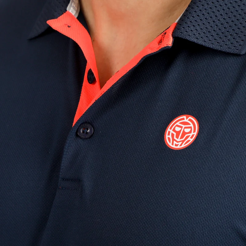 Solid Polo Herren - dunkelblau
