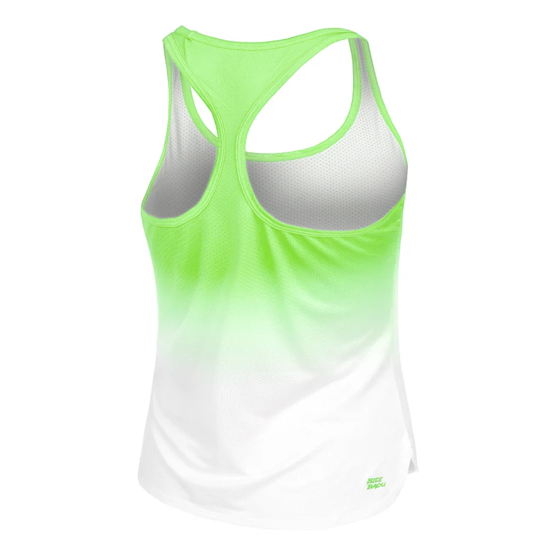 Crew Gradiant Tank-Top Damen-Neongrün,Weiß