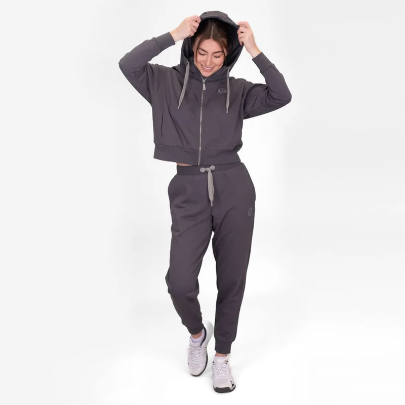Chill Trainingsjacke Damen-Dunkelgrau