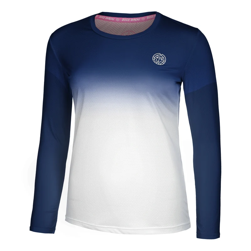 Crew Gradiant Longsleeve Damen-Dunkelblau,Weiß