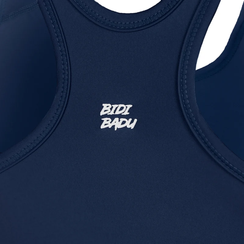 Crew Medium Support Sport-BH Damen-Dunkelblau