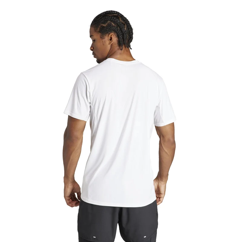 Adizero Essentials Laufshirt Herren-Weiß
