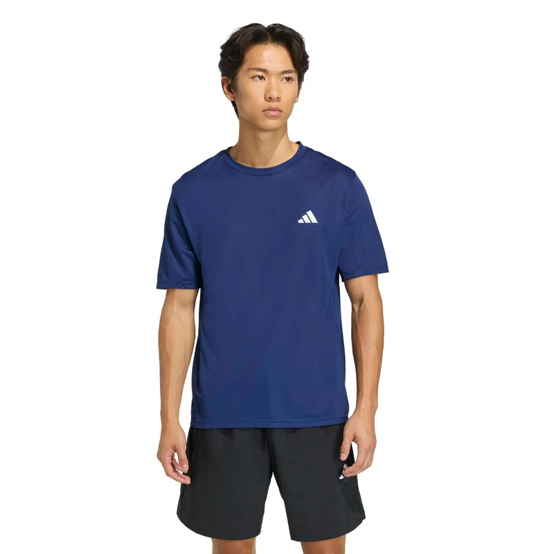 Basic T-Shirt Herren-dunkelblau