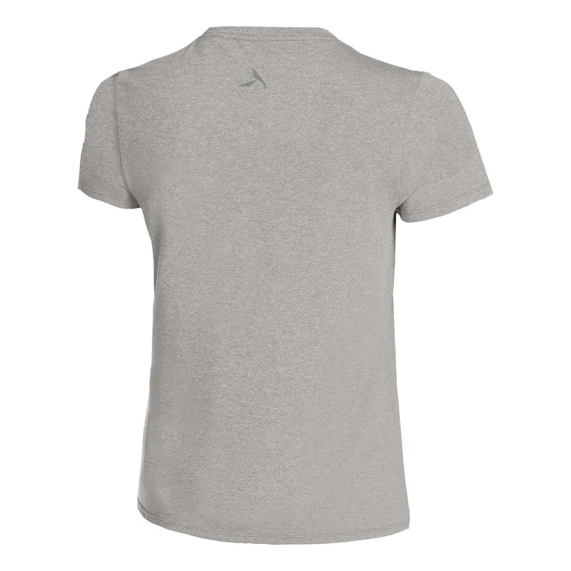 Flyweight V-Teeme Laufshirt Damen-Grau