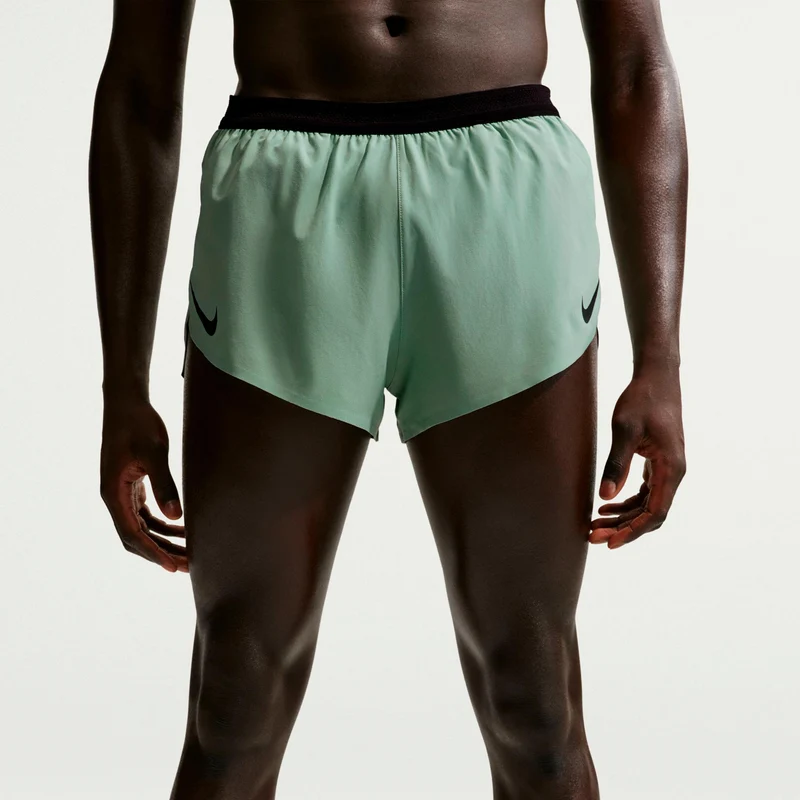 AeroSwift Laufshorts Herren - oliv, schwarz