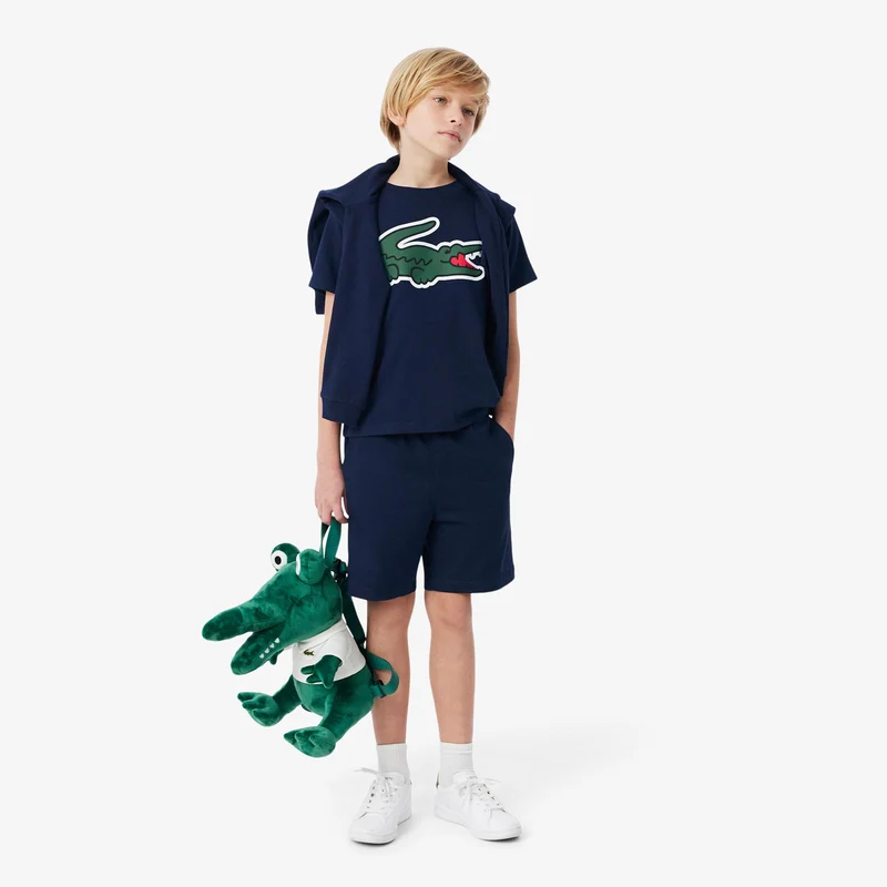 T-Shirt Kinder - dunkelblau, grün