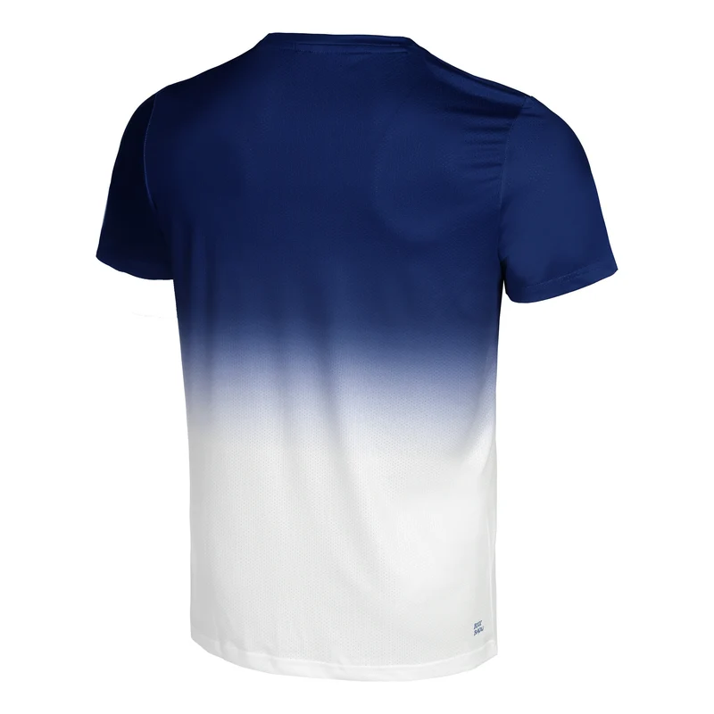 Crew Gradiant T-Shirt Herren-Dunkelblau,Weiß