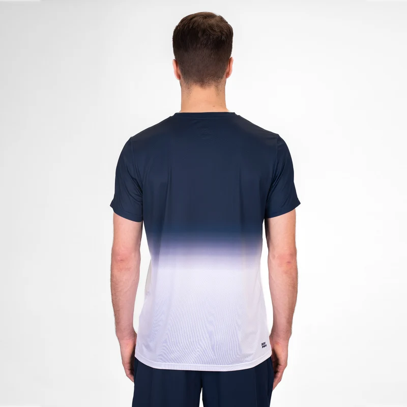 Crew Gradiant T-Shirt Herren-Dunkelblau,Weiß
