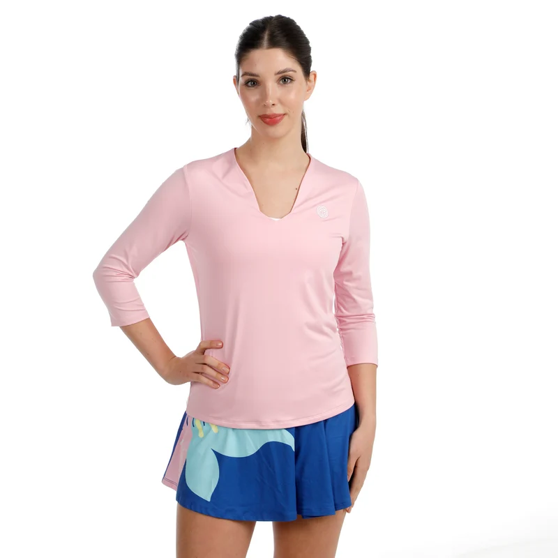 Hey Laguna V-Neck Longsleeve Damen-altrosa