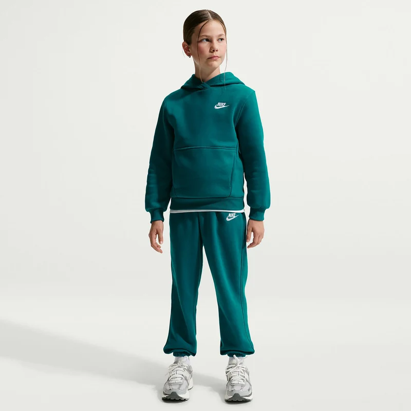 Club Fleece Hoody Kinder - petrol