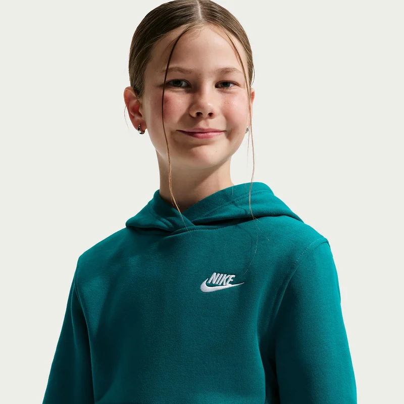 Club Fleece Hoody Kinder - petrol