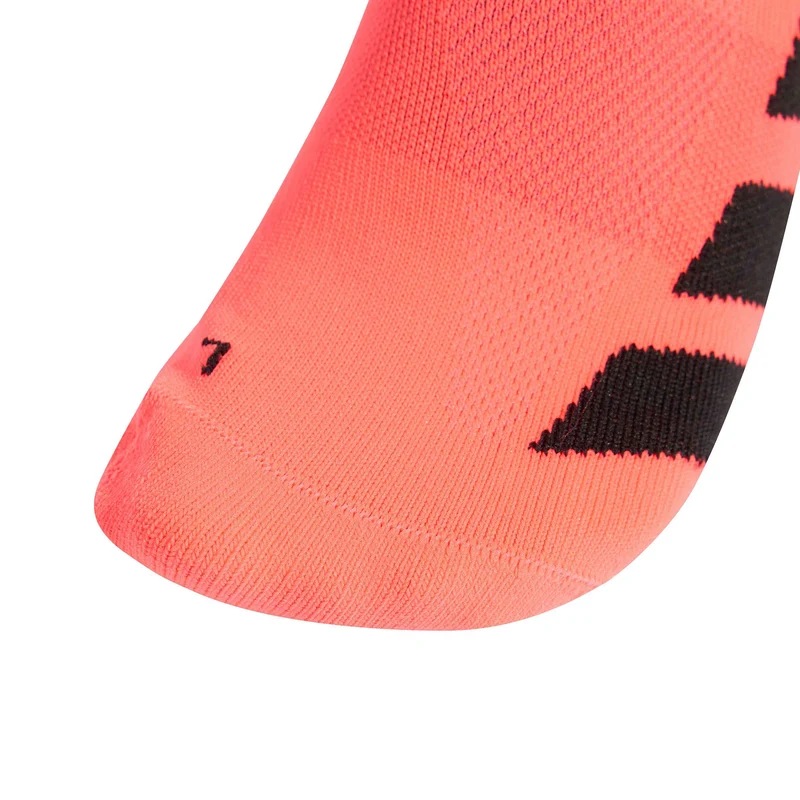 adizero Quarter Laufsocken Unisex - koralle, schwarz