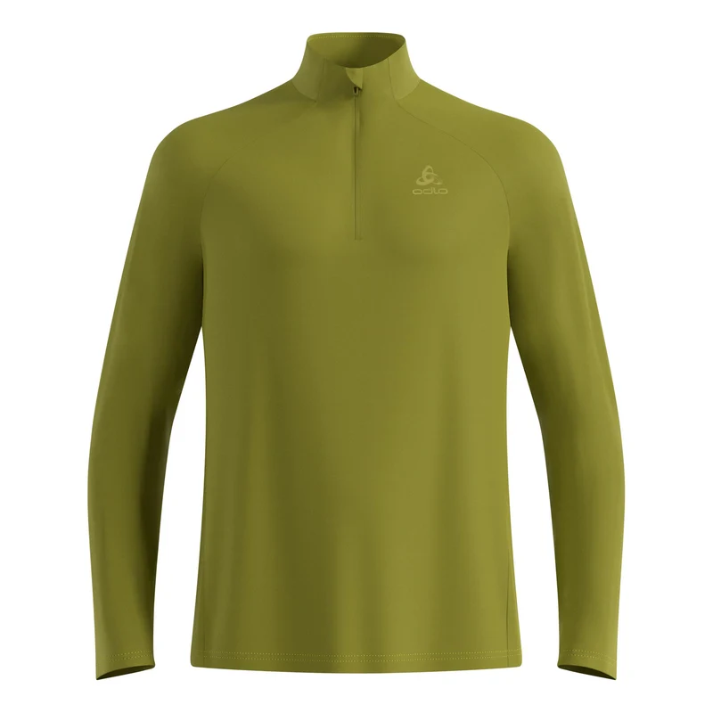 Essential 1/2 Zip Laufshirt Herren-grün