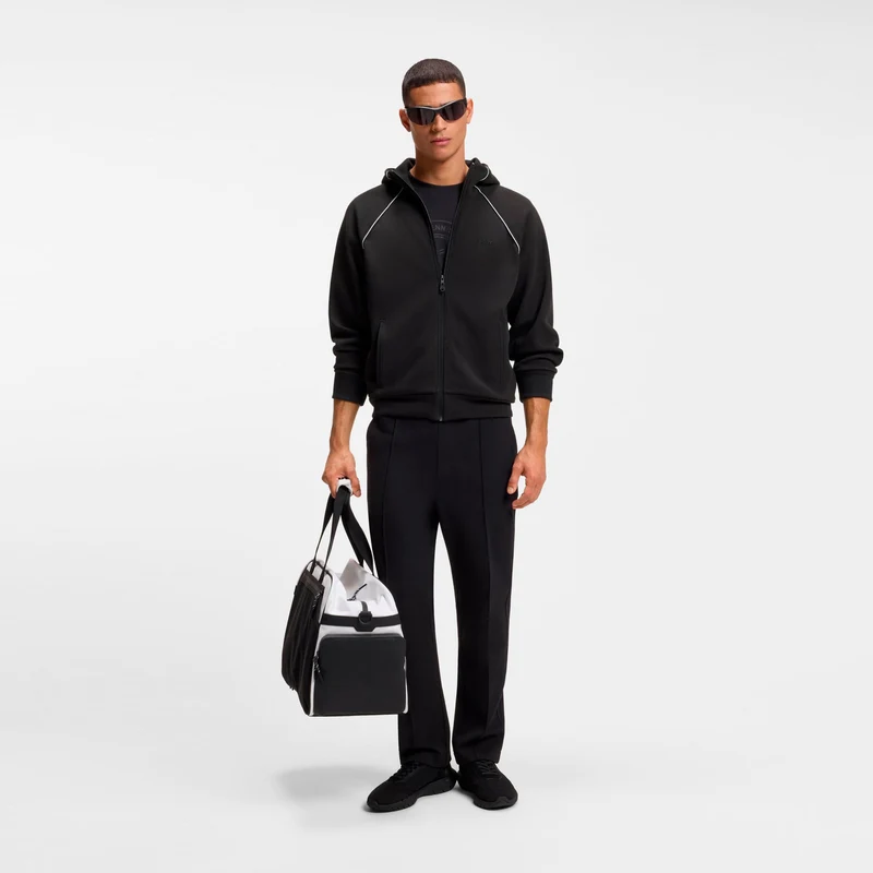 Saggy Sweatjacke Herren - schwarz