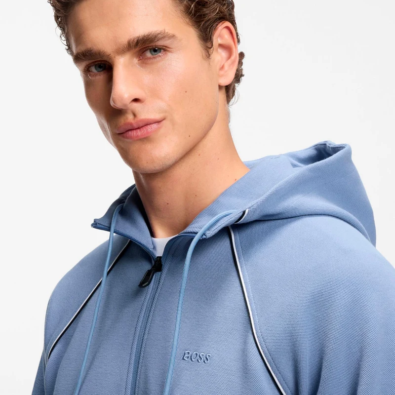 Saggy Sweatjacke Herren - blaugrau