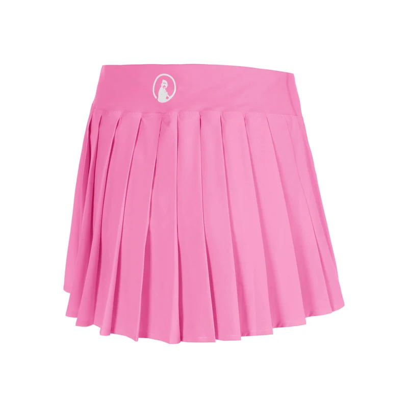 Love Pleated Rock Damen - pink, weiß
