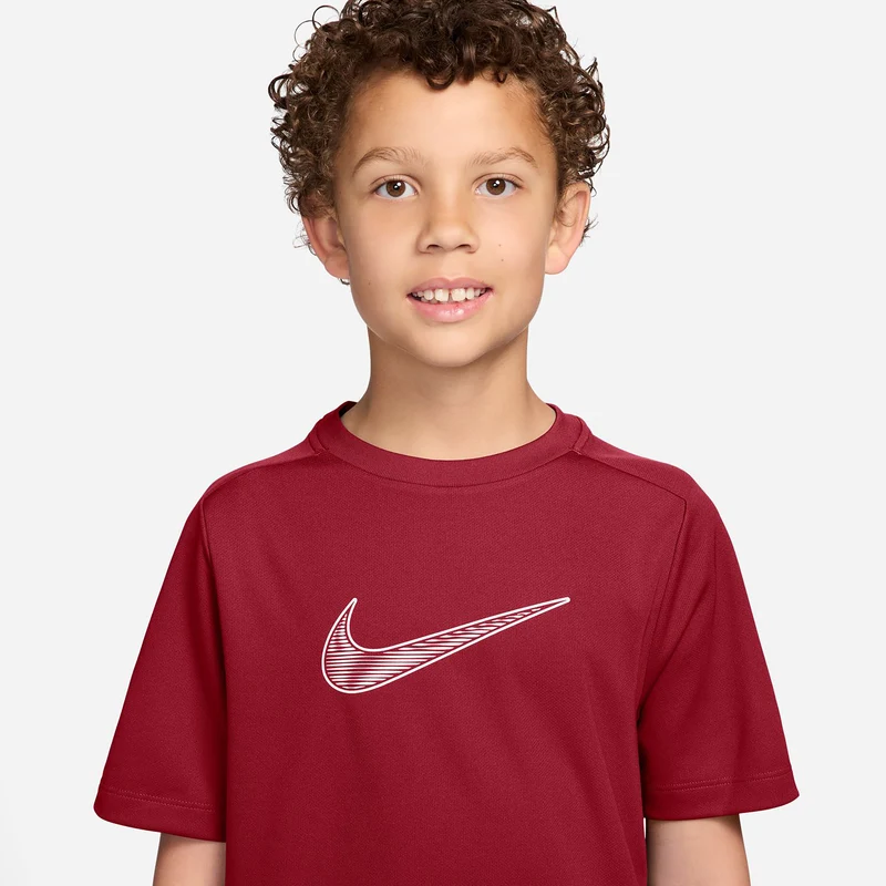 Dri-Fit Multi T-Shirt Kinder - rot